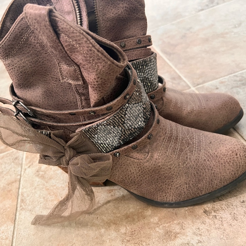 Boho/ country western boots